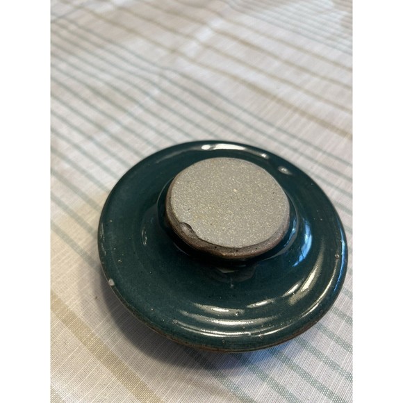 Great Bay Pottery Salt Glaze Crock Canister Bean Pot with Lid USA - Picture 10 of 12